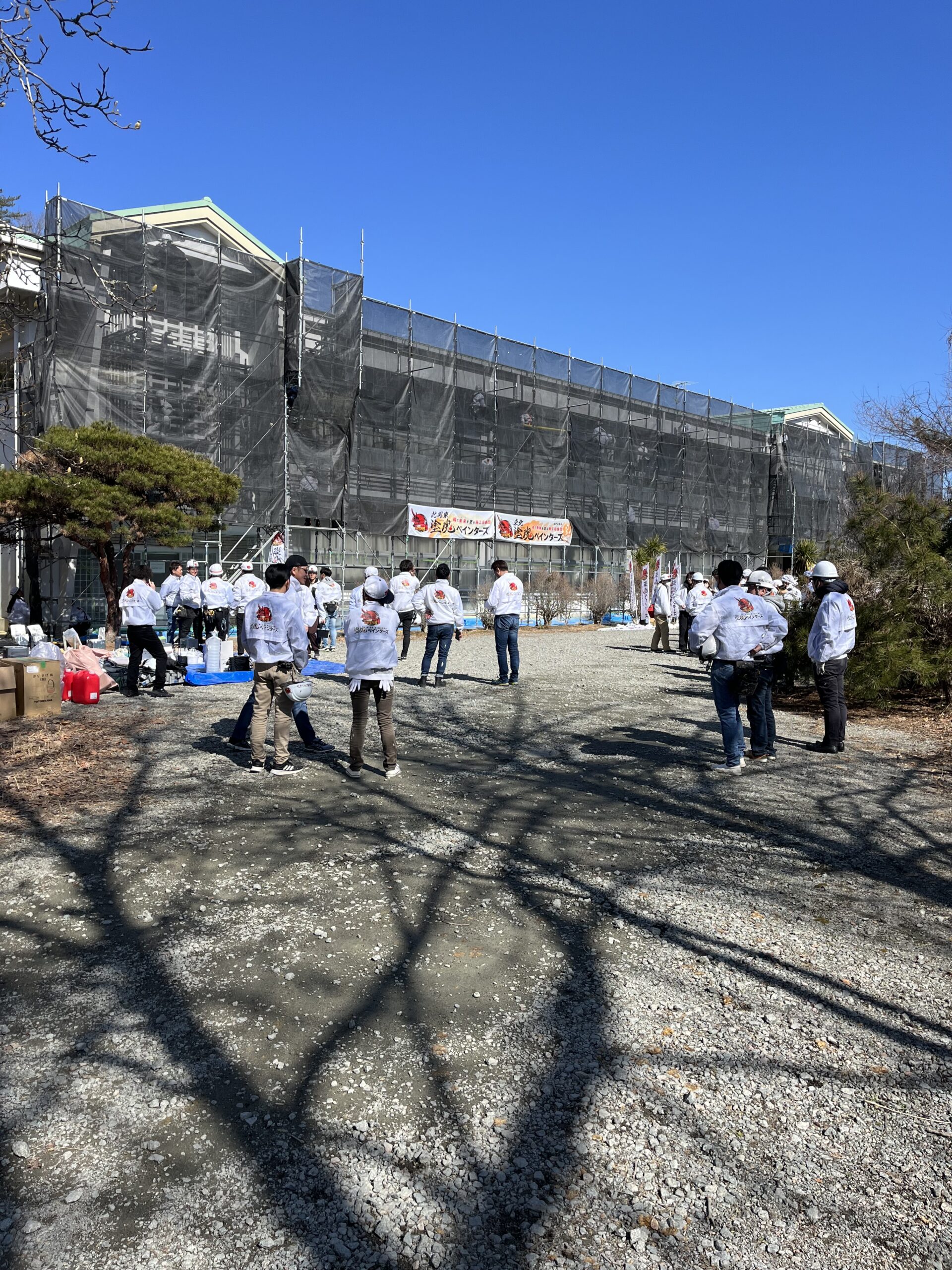 加藤塗装工業 塗魂ペインターズ 令和6年 三福島県いわき市 双葉南小 ボランティア活動 三重県名張市